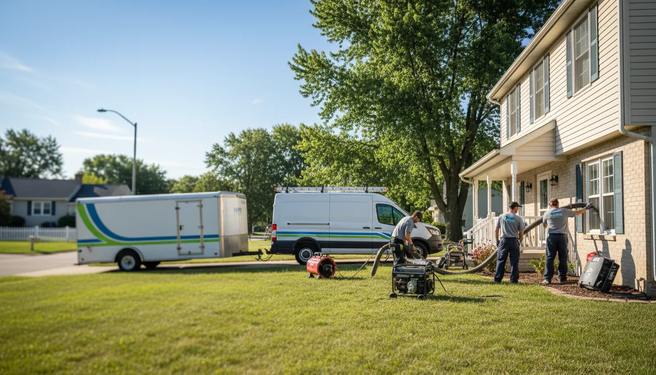 Flooded Basement Restoration And Cleanup With Repair in Chandler, MN near me